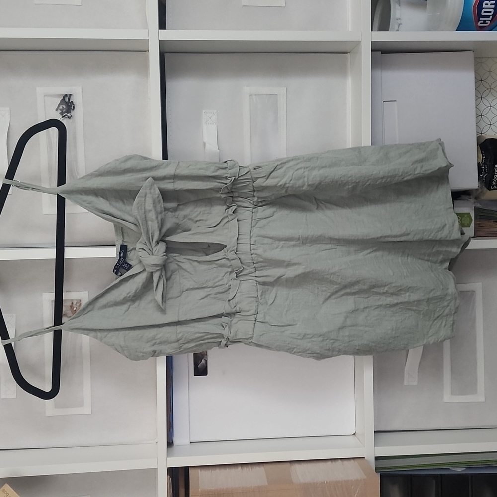 Size Medium Sea Foam Green Romper